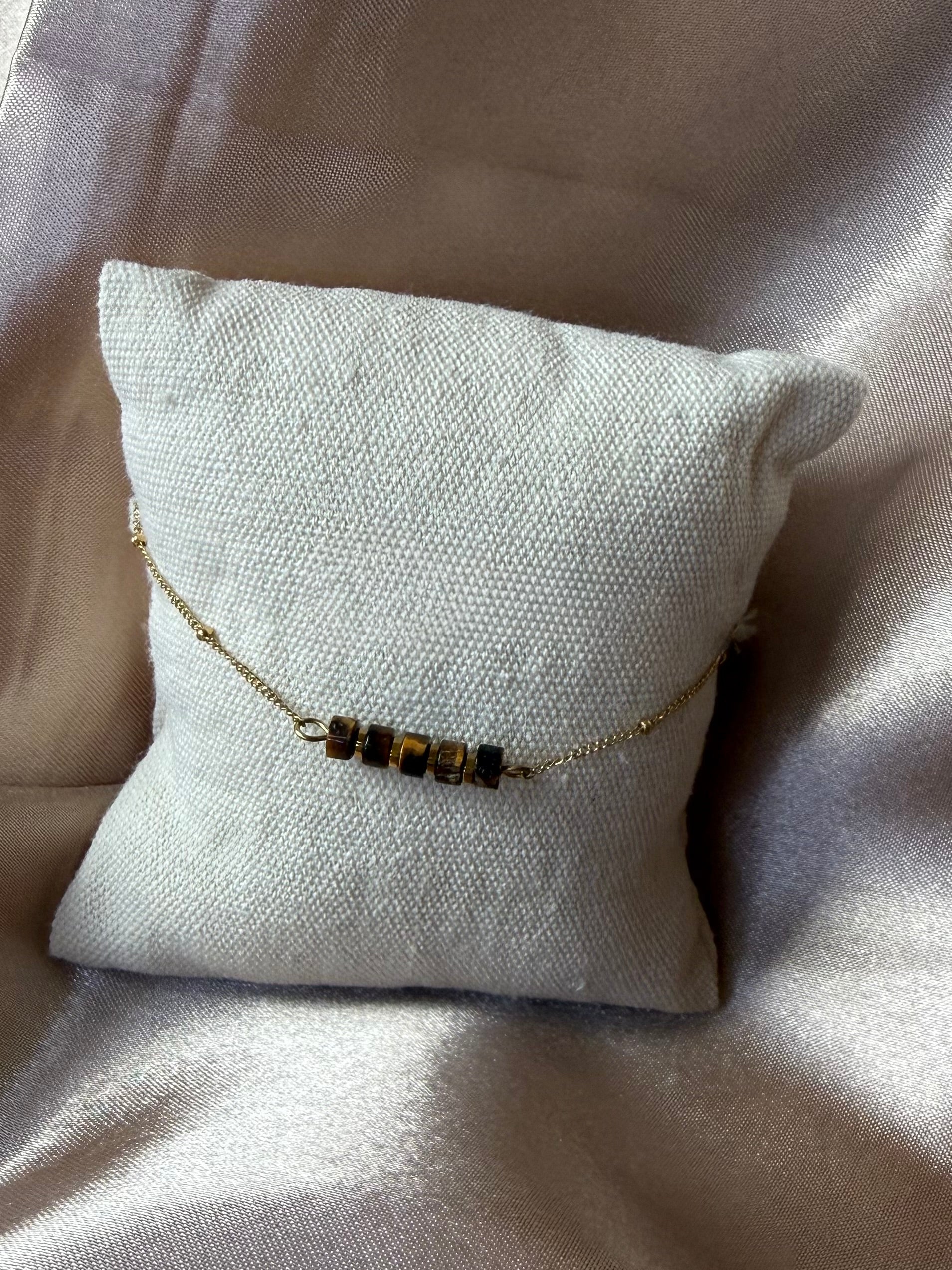 Bracelets avec pierres œil de tigre