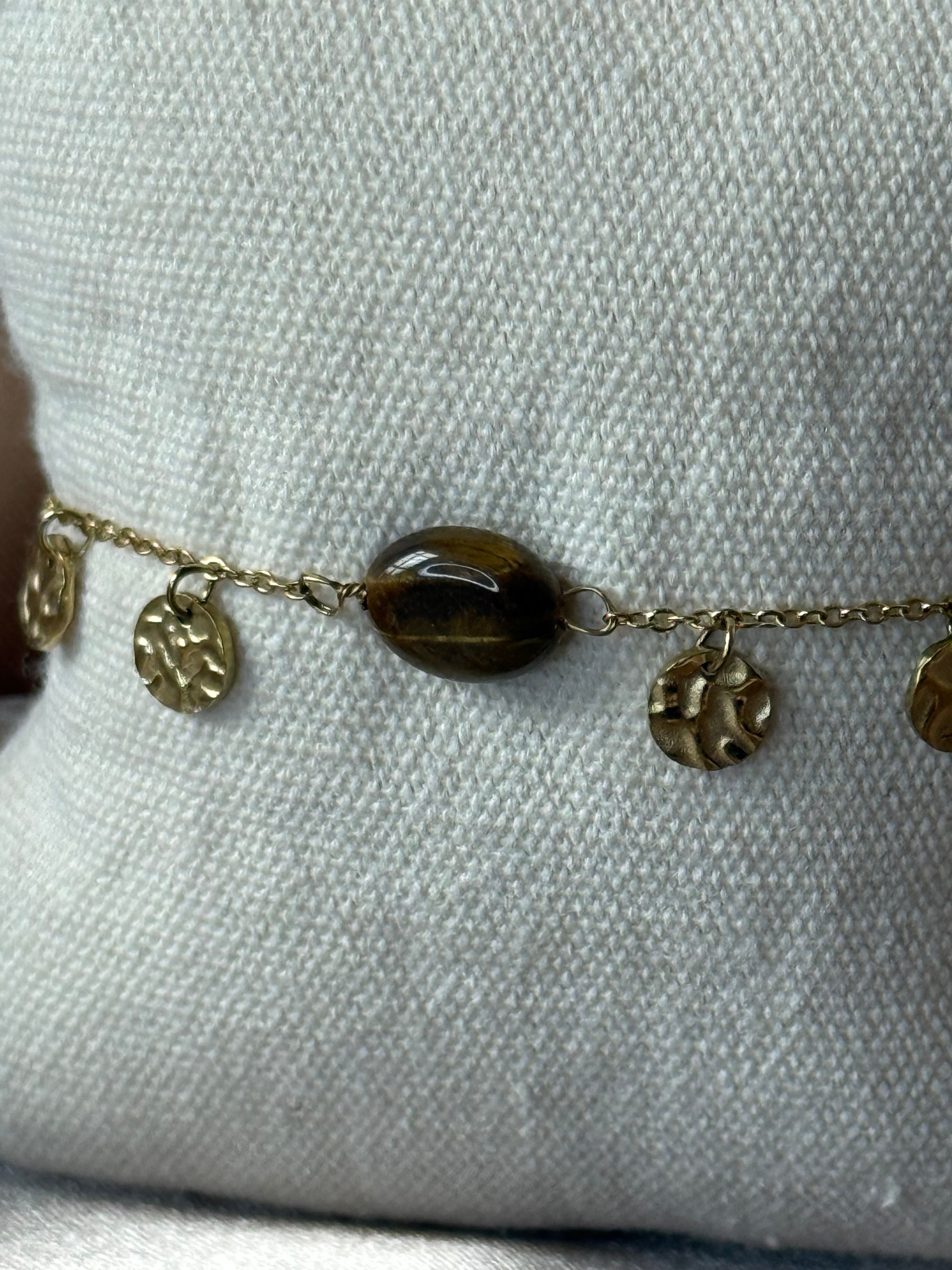 Bracelets avec pierres œil de tigre