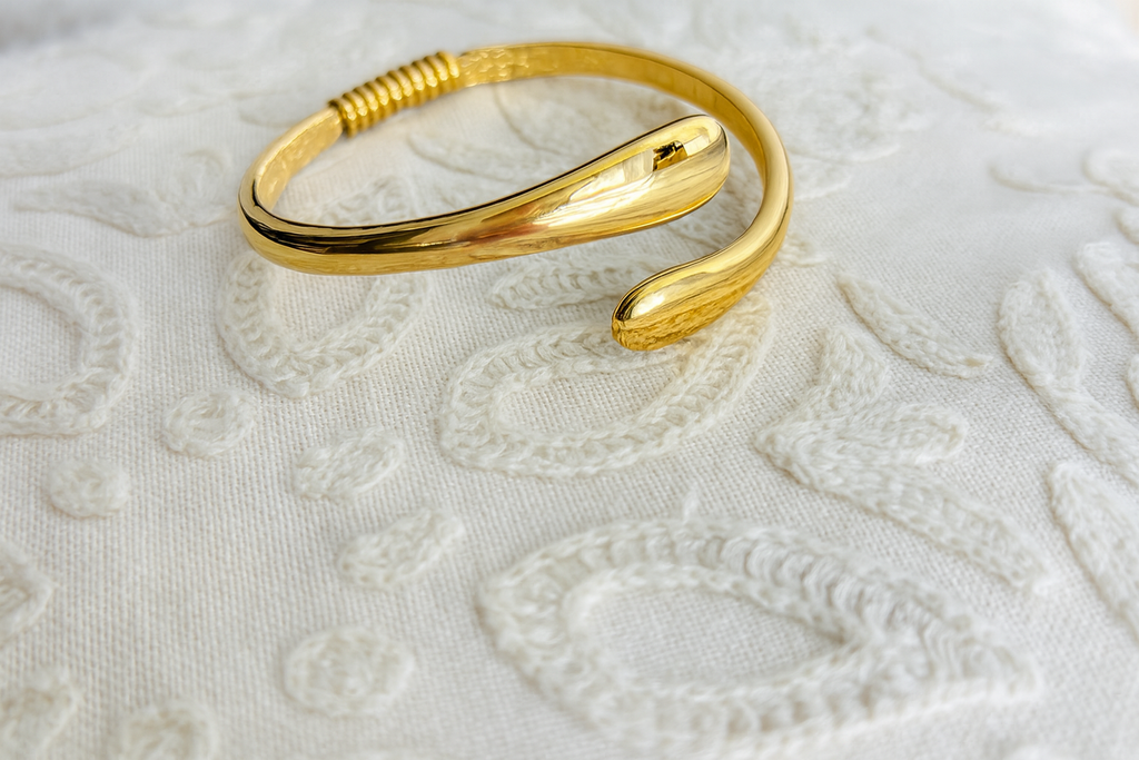 Bracelet jonc bombée