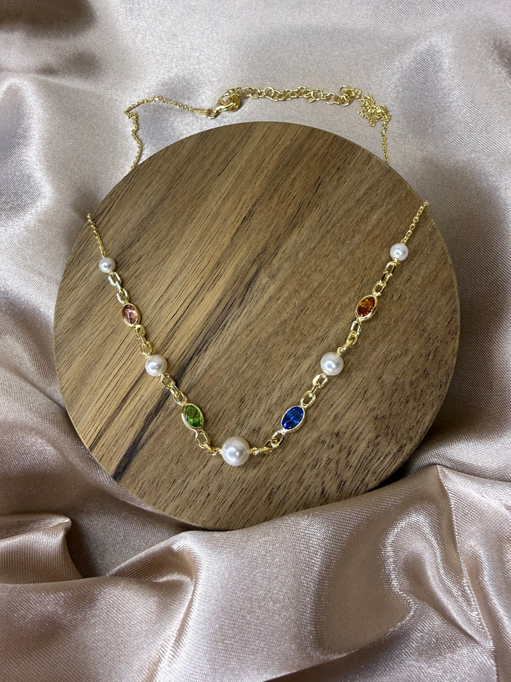 Collier en argent doré