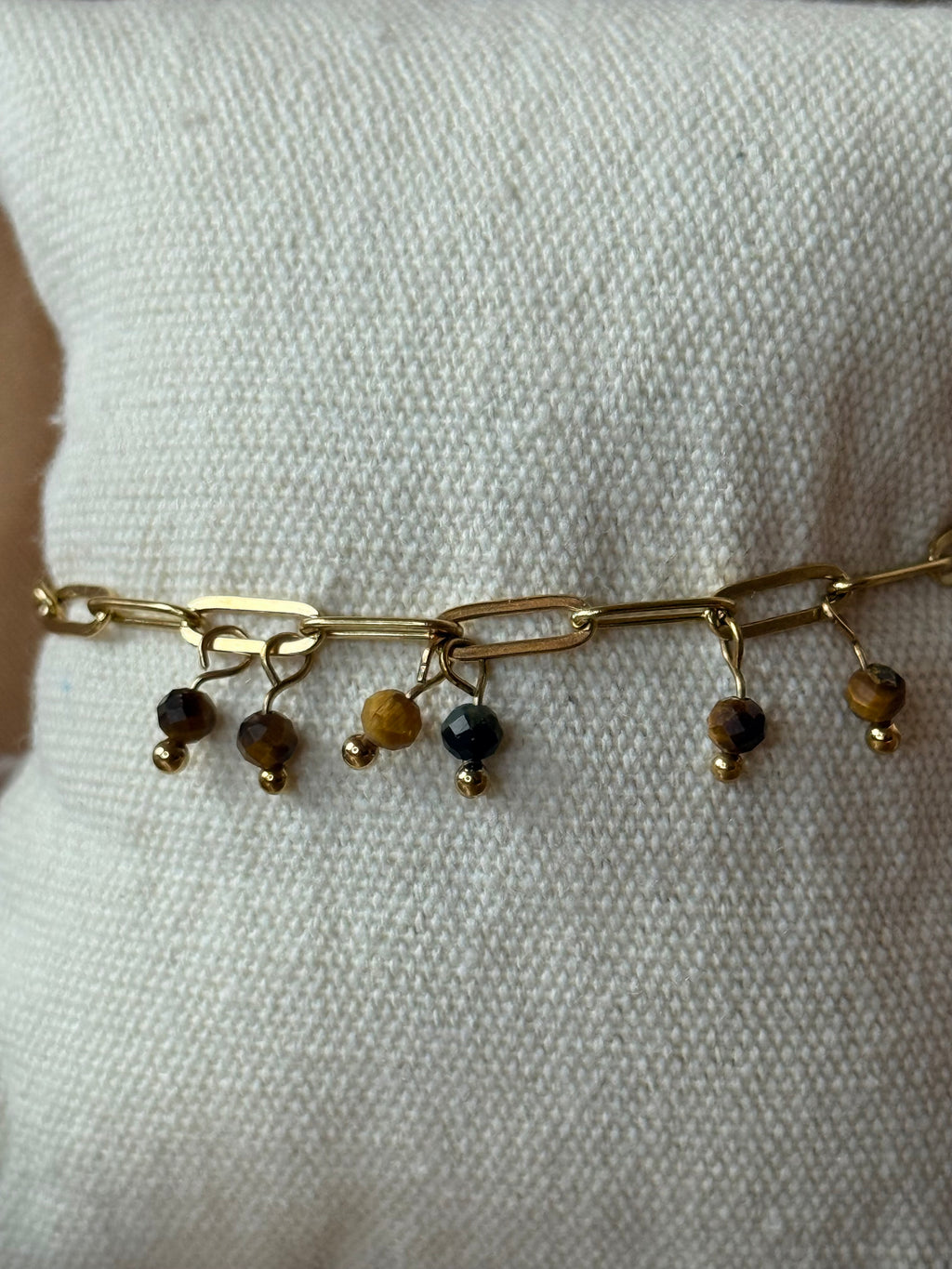 Bracelets avec pierres œil de tigre