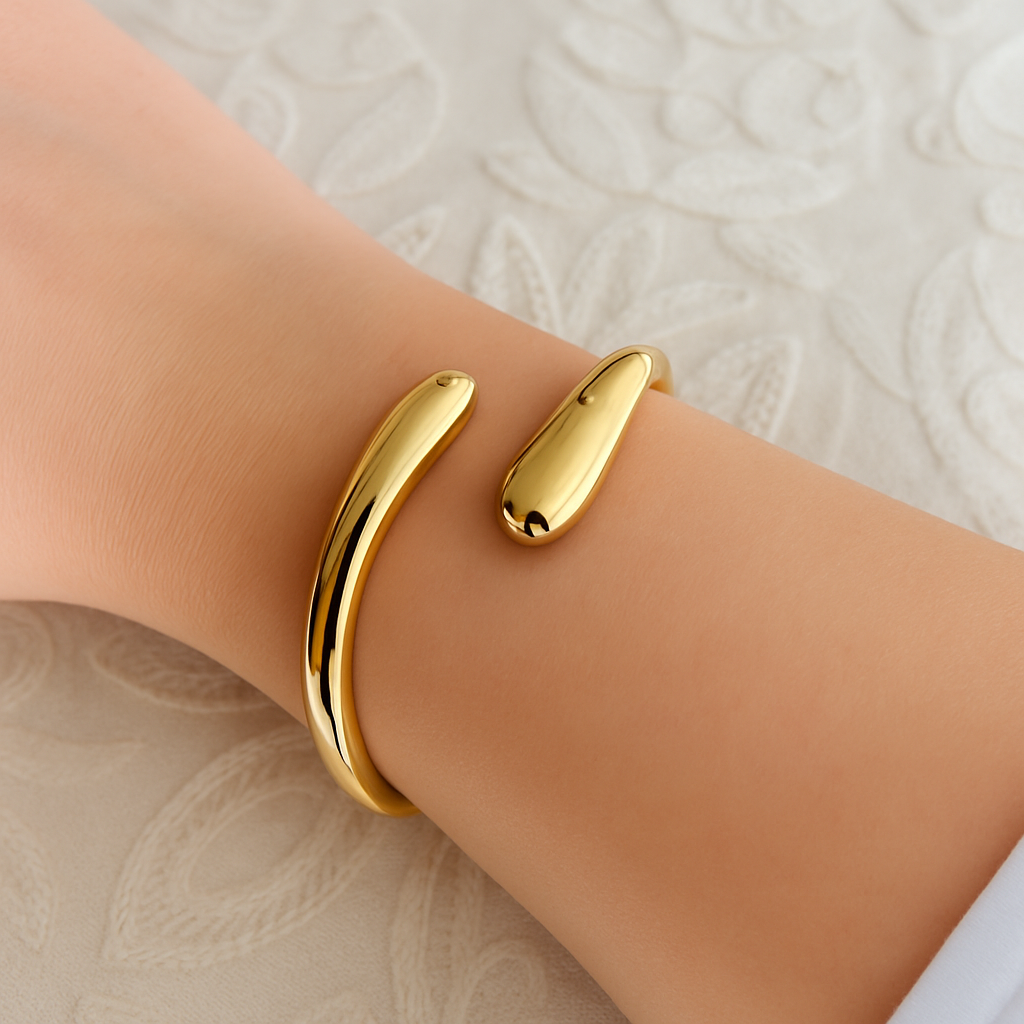 Bracelet jonc bombée