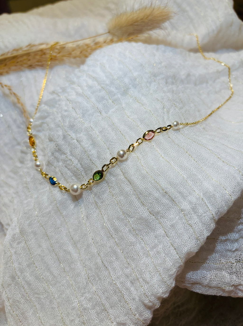Collier en argent doré