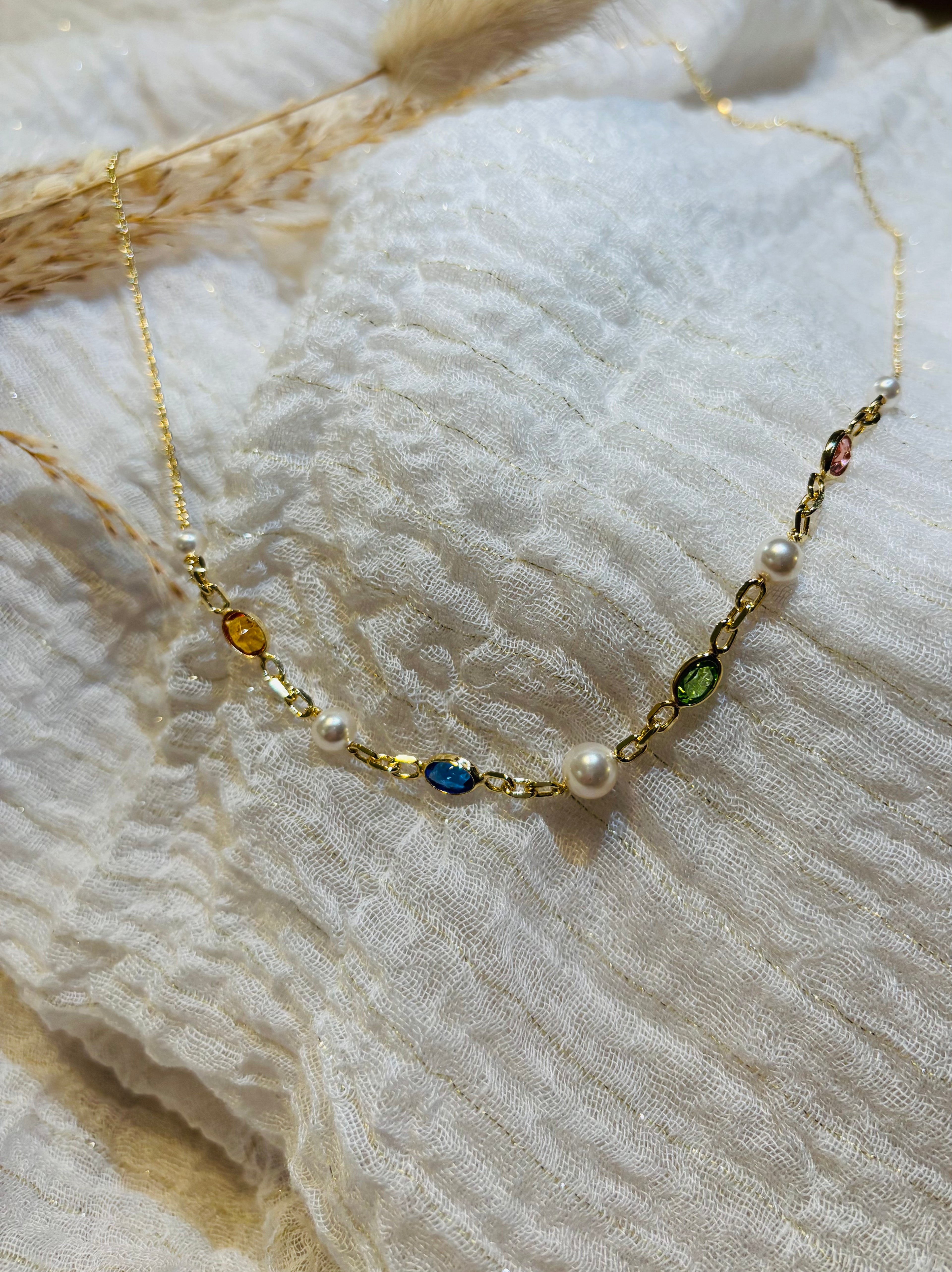 Collier en argent doré